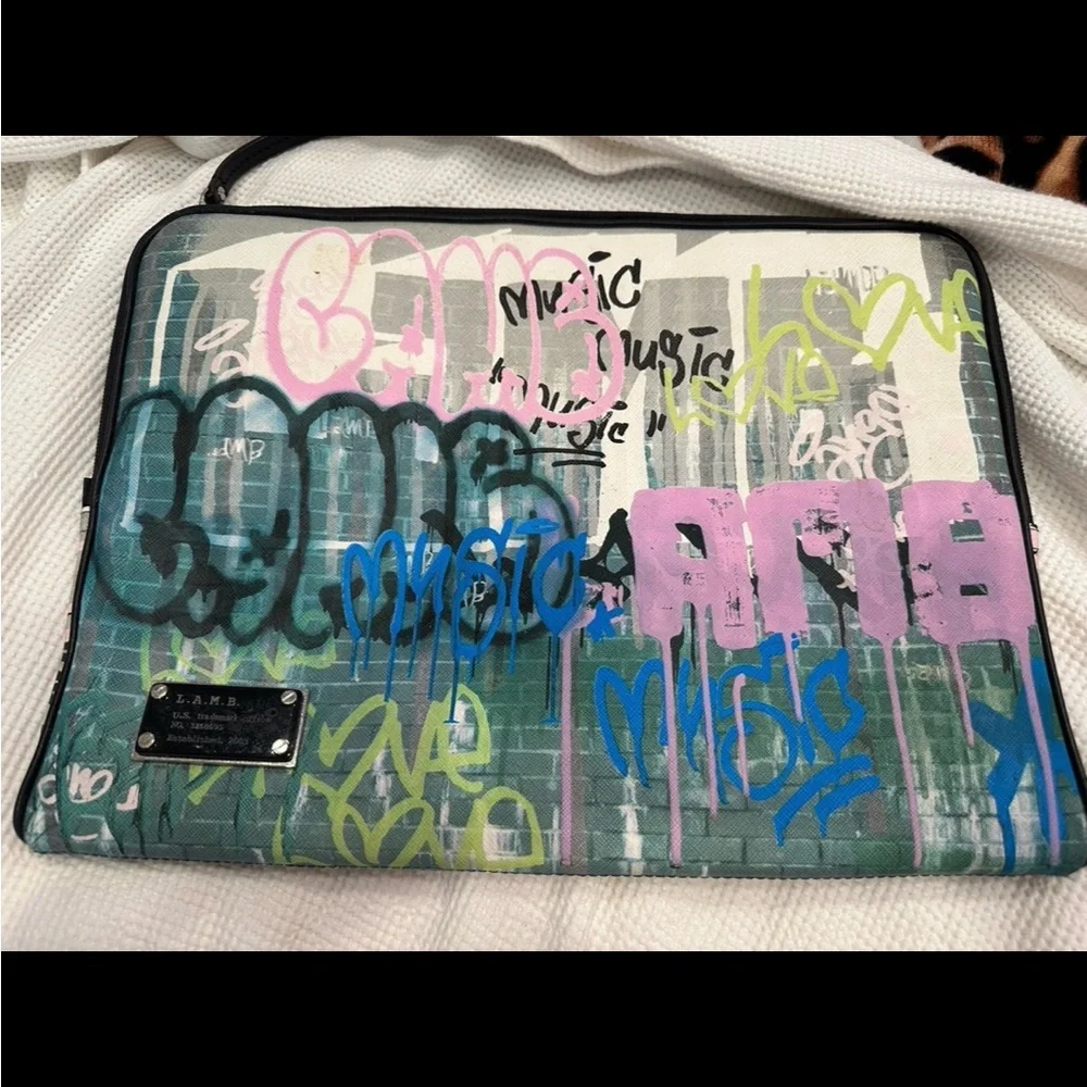 L.A.M.B. Pink and Blue Laptop *VINTAGE*